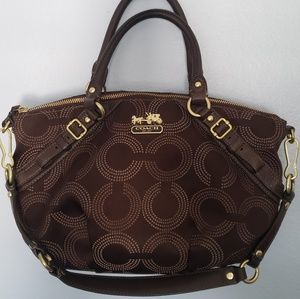 Coach Madison dotted OP ART Sophia handbag